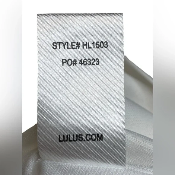 Lulus White Mini Dress Women’s Size L - Picture 14 of 15